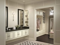 Meuble de salle de bain shaker Vermonhouzz, vente en gros d'usine, finitions personnalisées, meuble-lavabo durable et résistant à l'eau