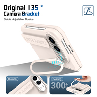 Coque rigide pour For Fold 18 Ultra avec protection de la caméra, support métallique, protection de la charnière, verre trempé anti-traces de doigts