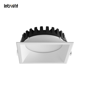 होटल मानक डिजाइन डाउन लाइट 4 6 इंच 8 इंच वर्ग छत की सटीक स्ड 20w 35w 42w एंटी ग्लोयर लाइटिंग - Product Image 3