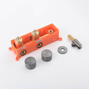 ברז מקלחת נסתר בעיצוב ידית אחת, שסתום קרמי אטום במיוחד, עמיד בפני דליפות, עמיד לאורך זמן, מלוטש, גשם, למלון - Product Image 4