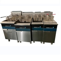 Friteuse à gaz professionnelle à 3 à 5 tubes pour frites, idéale pour les restaurants - Offre spéciale