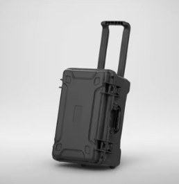 Valigia rigida protettiva per attrezzature di grandi dimensioni con ruote direzionali e tirante, con schiuma pretagliata e maniglia, per armi e sicurezza - Product Image 2