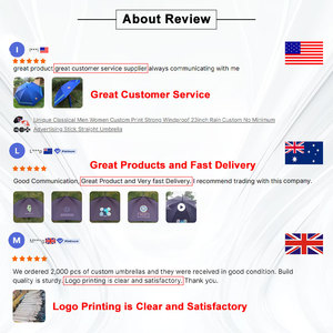 Modern Luxury Double Layers Waterproof <b>Windproof</b> Wooden Curved Handle Automatic Open Sun Rain Custom Printed Straight <b>Umbrella</b> - Product Image 6