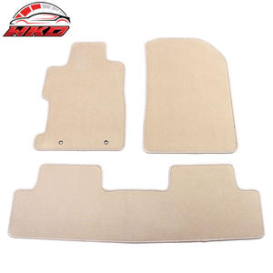 Tapis de sol pour Honda Civic 8ème génération 06-11, doublure en velours beige, rangée avant et arrière, tapis antidérapants - Product Image 1