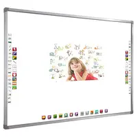 Placa inteligente interativa da tela sensível ao toque, placa branca com projetor para reunião de uso escolar