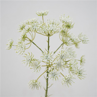 Offre Spéciale – Fleurs artificielles faites à la main en dentelle de la Reine Anne, blanches, roses, vertes, pour la décoration de mariages, Noël, la rentrée scolaire et les fêtes à domicile