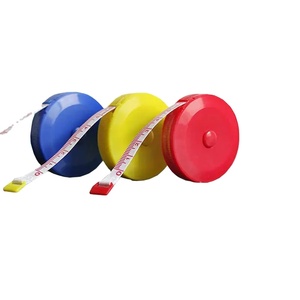 Tondo Mini corpo retrattile su misura nastro per cucire morbido 1.5m <span class=keywords><strong>metro</strong></span> metrico e misura in pollici nastro in tessuto a doppia scala per regalo - Product Image 5