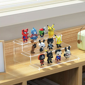 工厂定制<span class=keywords><strong>3</strong></span>步透明亚克力展示提升器纸杯蛋糕架展示架装饰用 - Product Image 4