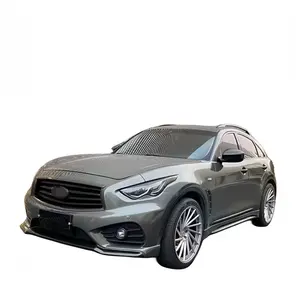 for Infiniti QX70 FX37 FX50 FX35 upgraded New design IMPUL style front bumper and rear spoiler facelift body kit