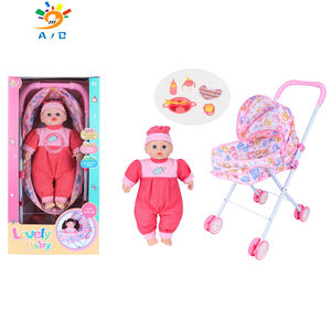 AJB venta al por mayor 14 pulgadas con botellas de cochecito de bebé vajilla bufandas Baby Doll Girl Live Doll realista silicona <span class=keywords><strong>Reborn</strong></span> juguetes <span class=keywords><strong>para</strong></span> bebés - Product Image 5