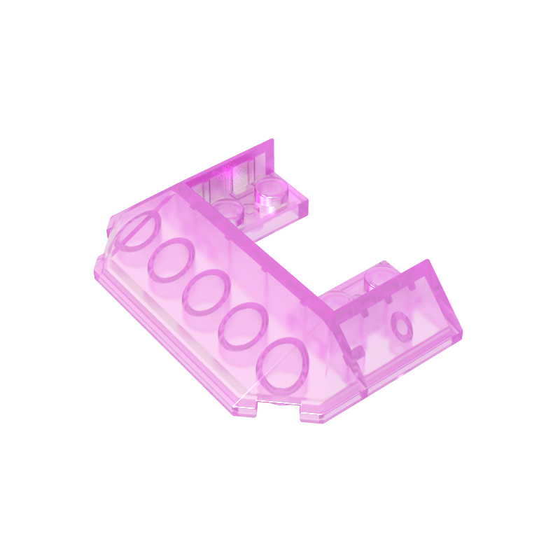 [Gobricks]GDS-90010Wholesale детали для строительных блоков, клиновидные наклонные 45 ° 6X4 двойные/33 ° [крыша поезда] 13269 122545