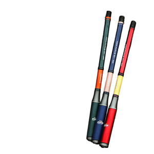 Mini ensemble <span class=keywords><strong>de</strong></span> cannes à pêche en carbone à Section courte rapide pour la pêche au poteau crevettes truite poisson amer dans les lacs rivières campings - Product Image 1