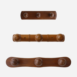 Français Vintage créatif salon <span class=keywords><strong>chambre</strong></span> <span class=keywords><strong>porte</strong></span>-<span class=keywords><strong>manteau</strong></span> sac chapeau crochets pour mur en bois massif tenture murale crochet - Product Image 1