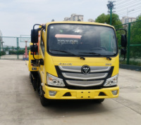 FONTON Nouveau Camion de Remorquage 4x2 avec Treuil, pour Urgences Routières, Transmission Manuelle, Diesel, Plateau Plat, Capacité 2-5 Tonnes