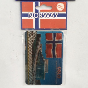 Aimant de réfrigérateur personnalisé en aluminium, 1 pièce, OEM, Souvenir touristique, vente en gros - Product Image 1