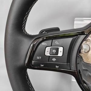 Volante Personalizado Línea <span class=keywords><strong>R</strong></span> para Volkswagen <span class=keywords><strong>Golf</strong></span> MK3 MK4 MK6 MK7 5R Tiguan Jetta Amarok Atlas - Product Image 5