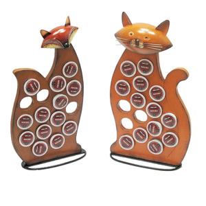 Storage Home Animal Wooden Coffee Pod Storage Home Decor Gift Eiffel Tower Shape Capsule Coffee Pod Holder