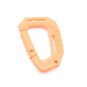 Mousqueton tactique Offre Spéciale porte-clés en plastique polymère dur mousquetons escalade D anneaux léger ressort Snap Gear Clip - Product Image 2