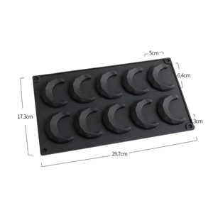 แม่พิมพ์ซิลิโคนรูปทรงเพชร 3 มิติ 10 ช่อง สำหรับทำมูสเค้ก สบู่ ขนมหวาน ฉลองอีดมูบารัค รอมฎอน - Product Image 5