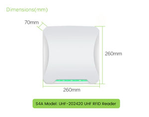 Универсальный UHF <span class=keywords><strong>RFID</strong></span>-считыватель/записыватель S4A, интегрированный, пассивный, дальность действия 0-20 м, система контроля доступа для парковок и подземных гаражей, корпус из АБС-пластика - Product Image 4