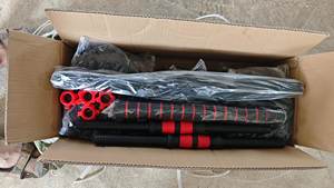 <span class=keywords><strong>Kit</strong></span> d'<span class=keywords><strong>haltères</strong></span> en plastique réglables économiques et pratiques OEM avec barre d'extension droite et incurvée - Product Image 5