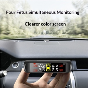 Dispositivo de Detección de Presión de Neumáticos con Energía Solar para Automóviles, Manómetro de Neumáticos de Alta Precisión Integrado/Externo - Product Image 3