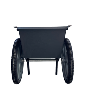 Brouette de construction à propulsion humaine robuste à deux roues Chariot de travail à godet bleu pour le stockage OEM sur site de construction - Product Image 4