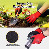 Guantes de Trabajo XINGYU de Nailon y Elastano de Calibre 15 con Recubrimiento de Espuma de Nitrilo Microfino, Guantes de Seguridad para Jardinería