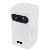 Nouveau projecteur holographique portable intelligent 2026 avec 250 lumens ANSI, Wi-Fi double bande 2.4+5G et haut-parleurs Hi-Fi, sous Android 9.0