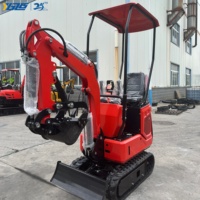 Mini-excavatrice de précision avec retour d'information sensible pour des travaux de terrassement de haute précision, machine de terrassement hydraulique