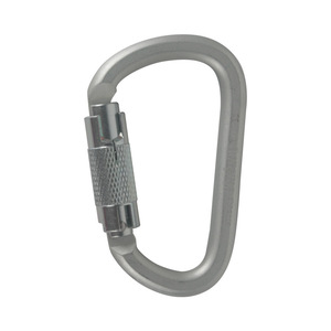 Mosquetón en Forma de Pera con Capacidad de Carga de 5000 Kg, Mecanismo de Bloqueo de Acero Aleado, Equipo de Seguridad Industrial para Escalada - Product Image 1