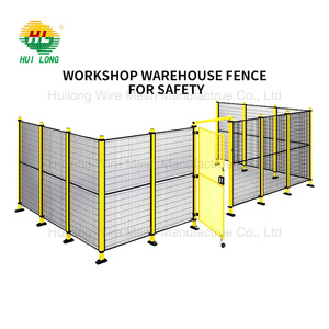 An toàn công nghiệp hàng rào thép máy bảo vệ bảng điều khiển robot trượt mở Phong Cách An ninh xây dựng cổng/Dây áp lực tự nhiên - Product Image 4