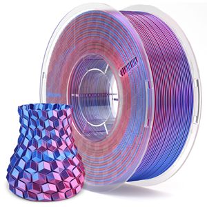 Filament <span class=keywords><strong>ELEGOO</strong></span> Silk PLA Tricolore Bleu Vert Orange Brillant 1,75 mm Précision dimensionnelle Imprimante 3D - Product Image 5