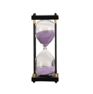 Reloj de Arena Moderno para Bodas, Temporizador de 60 Minutos, Reloj de Arena Decorativo de Madera - Product Image 4