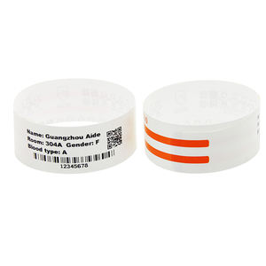 Özel Logo toptan yazdırılabilir termal su geçirmez kişiselleştirilmiş hastane tıbbi kimlik barkod bileklik yetişkin için - Product Image 6