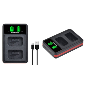Chargeur USB 2 ports LED NP-FW50 FW50 pour appareils <span class=keywords><strong>photo</strong></span> <span class=keywords><strong>Sony</strong></span> Alpha <span class=keywords><strong>A33</strong></span> A35 A37 A55 SLT-<span class=keywords><strong>A33</strong></span> A35 A37 A37K A37M A55 A55V - Product Image 4