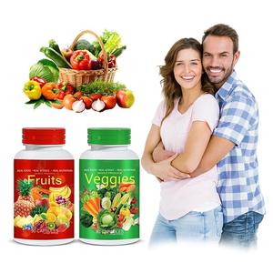 Vente en gros de fruits et légumes naturels 90 gélules Superaliments complets Vitamines et minéraux Fruits 90 gélules végétariennes - Product Image 4