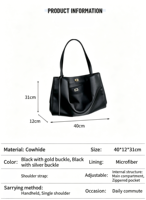 Sacs à main de luxe en cuir véritable pour femmes, grande capacité, sacs à bandoulière tendance pour dames, sacs sous le bras décontractés de haute qualité, vente chaude