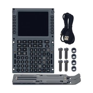 GGDX WINGFLEX ชุดควบคุมจอแสดงผล <span class=keywords><strong>CDU</strong></span> สำหรับเครื่องบินโบอิ้ง <span class=keywords><strong>B737</strong></span> แผงจำลองการบิน สำหรับโปรแกรม P3D Zibo X-Plane 11/12 - Product Image 1