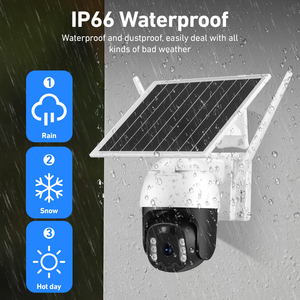 Kamera CCTV 4G Night Vision dengan Audio Dua Arah yang Lancar, Kualitas Tinggi, Grosir Pabrik, Deteksi Gerakan Humanoid PIR, Kamera Solar PTZ - Product Image 3