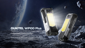 Smartphone robuste Oukitel WP100 Plus, batterie de 33000 mAh, charge rapide 66W, lampe de camping 1200 lumens, 5G, extérieur, industriel, étanche - Product Image 3