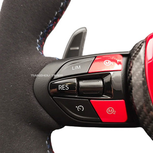Volant de direction en fibre de carbone et alcantara pour <span class=keywords><strong>BMW</strong></span>, mise à niveau automobile, chauffant, vibrant, Acc <span class=keywords><strong>M</strong></span> <span class=keywords><strong>Sport</strong></span> F30 F10 535i F32 F20 F36 F22 M4 F82 X5 F15 - Product Image 5