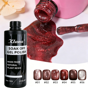 Vente en gros de 1 kg de gel UV pour ongles, gel effet œil de chat, gel UV magnétique de haute qualité, sans HEMA, pour salon, DIY, longue durée - Product Image 1