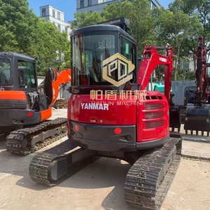 Mini-excavatrice Yangma VIO35, excavatrice d'occasion pour l'aménagement paysager et la construction d'infrastructure, compacte, excavatrice sans queue. - Product Image 2