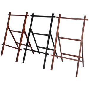 Soporte <span class=keywords><strong>de</strong></span> Exhibición Portátil, Ligero y Plegable <span class=keywords><strong>de</strong></span> <span class=keywords><strong>Madera</strong></span> <span class=keywords><strong>de</strong></span> Pino para Pósteres, Exhibidor <span class=keywords><strong>de</strong></span> Pie para KTV, Soporte <span class=keywords><strong>de</strong></span> Exhibición para Exteriores, Caballete Resistente - Product Image 5