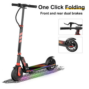 Patinete Eléctrico Unisex de 180W 24V Más Vendido, de Aleación de Aluminio con Logotipo Personalizado, Batería para <span class=keywords><strong>Scooter</strong></span> Todoterreno para Niños de Dos Ruedas - Product Image 3