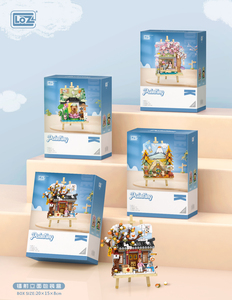 Voor Loz <span class=keywords><strong>Mini</strong></span> Blok 3d Assemblage Tekening Set 682Pcs Persimmon Model Speelgoedplezier En Educatieve 3D-puzzel - Product Image 3