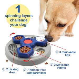 Novo Chegada Tigela de Alimentação Lenta para Animais de Estimação - Brinquedo Interativo para Cães e Gatos, Solução Divertida para Refeições Rápidas - Product Image 4
