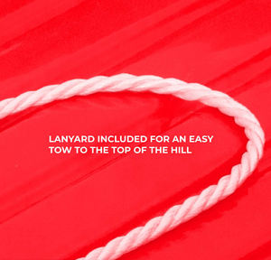 Traîneau à neige <span class=keywords><strong>double</strong></span> durable d'hiver 48 "pour adultes et enfants - Product Image 4