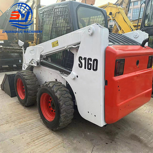 Chất lượng cao giá rẻ giá Trái Đất di chuyển máy móc thứ hai tay bánh xe kết thúc trước <span class=keywords><strong>loader</strong></span> sử dụng Mini Skid chỉ đạo Bộ nạp S160 để bán - Product Image 3
